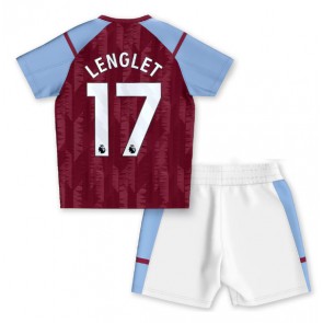 Aston Villa Clement Lenglet #17 Replika Babytøj Hjemmebanesæt Børn 2023-24 Kortærmet (+ Korte bukser)